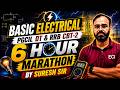 BASIC ELECTRICAL  | 8 HOUR MARATHON 🔥 |  PGCIL DT | RRB CBT-2 |  #electrical  #sscje #rrbje
