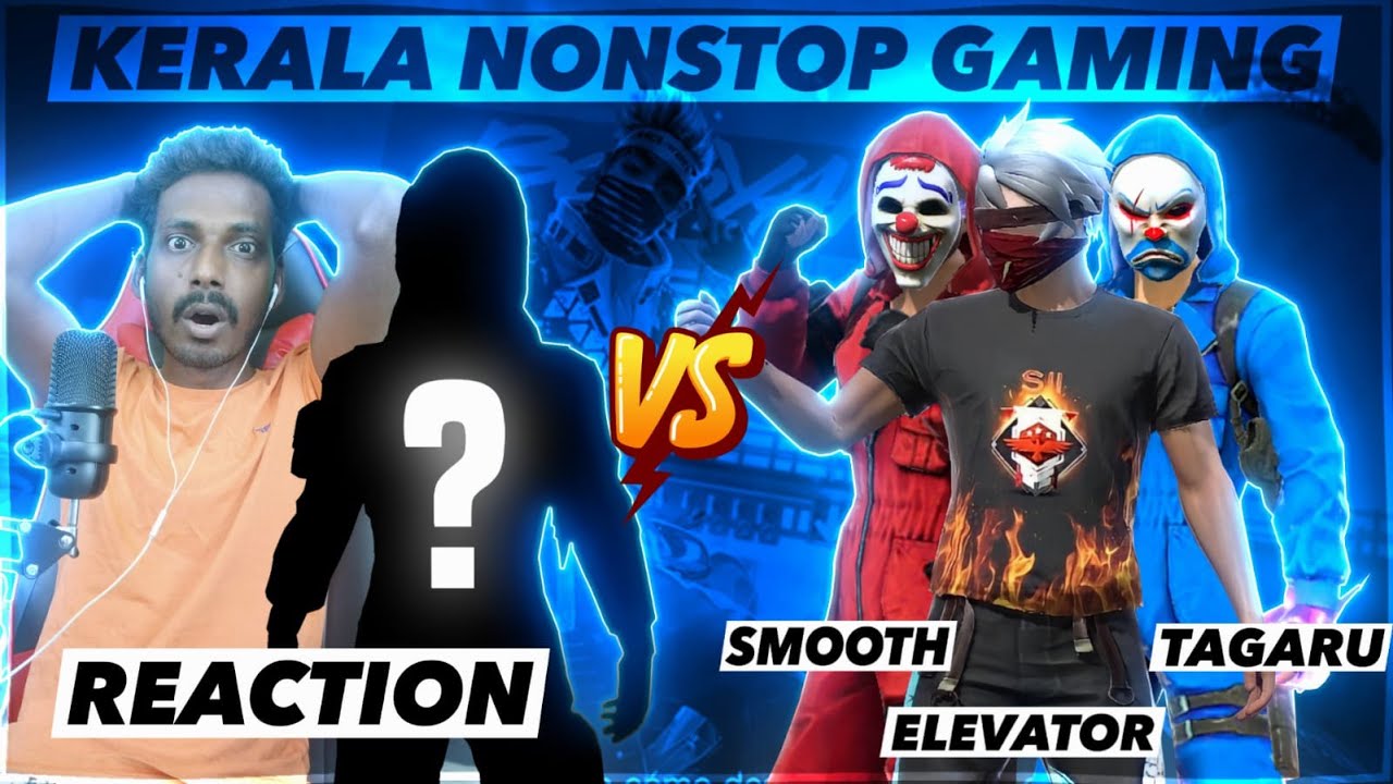 FREEFIRE 1 V 6 FACECAM REACTION | VIMOSIR | KERALA NONSTOP GAMING