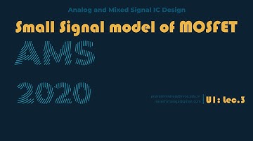Small Signal Model of MOSFET