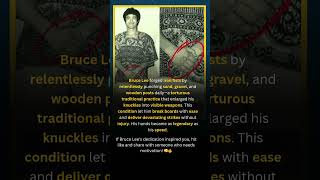 Bruce Lee Punched Sand and Gravel Every Day Until His Fists Became Weapons #motivation