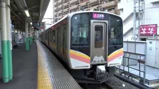 信越本線E129系　新潟発車