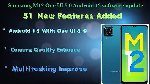 Samsung M12 Android 13 Update | Samsung M12 Android 13 Update kaise kare | Samsung M12 New Update