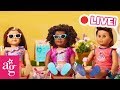 🔴 LIVE! Fun in the Sun Pool Party with American Girl! | American Girl