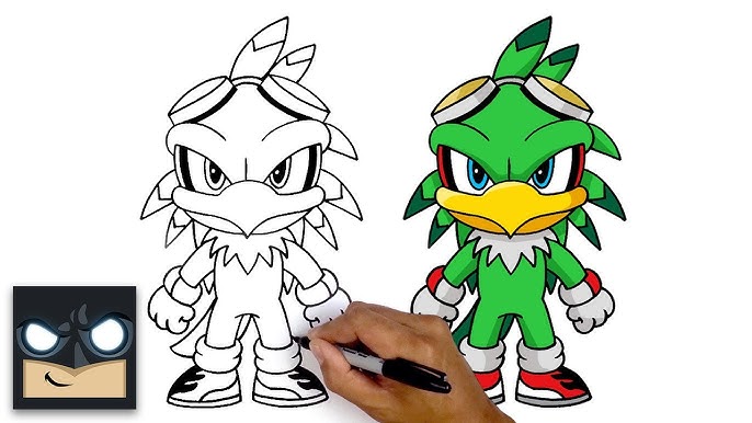 How to draw Neo Metal Sonic - Sketchok easy drawing guides in 2023