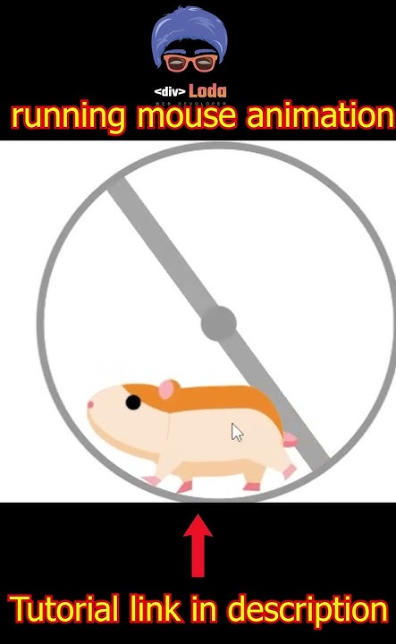 Running mouse with animation effect by HTML&CSS only !! #css #html ...