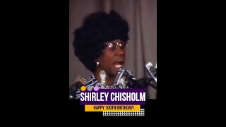 Happy Centennial Birthday Congresswoman Shirley Chisholm