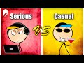 Serious Gamers vs Casual Gamers