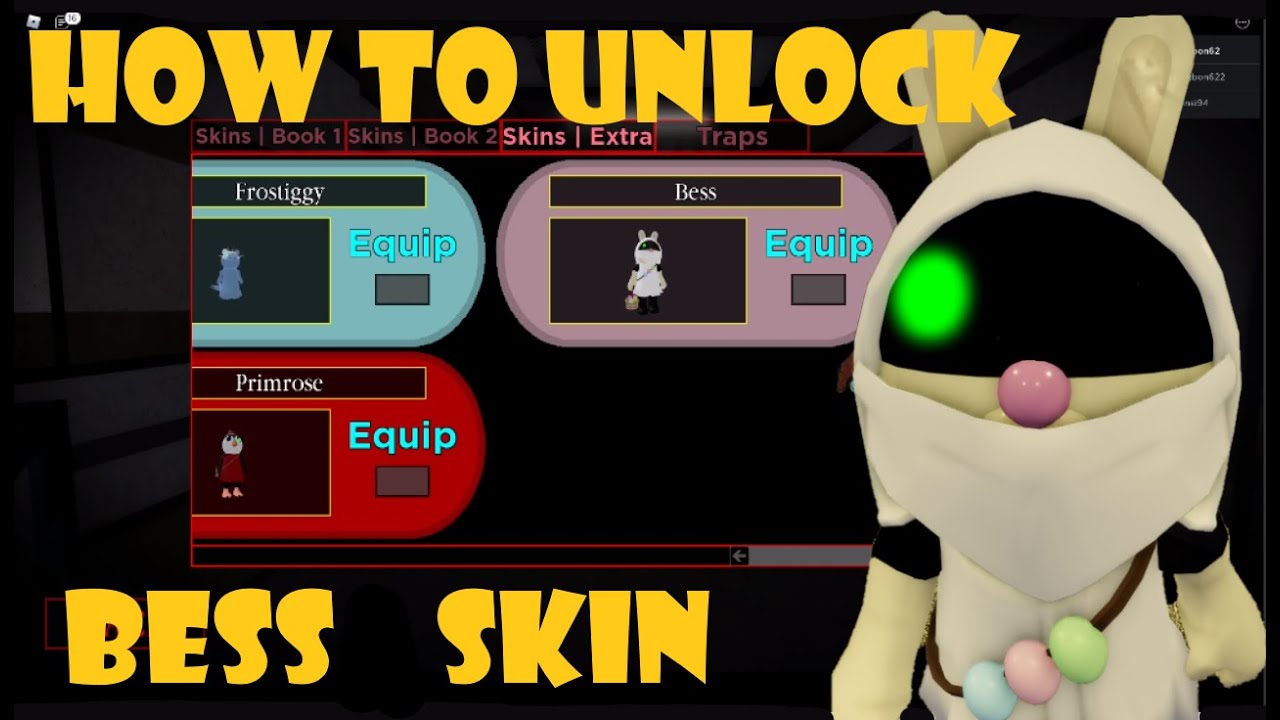 How To Unlock Bess Bunny Skin All Easter Egg Locations Youtube - how to find the easter book in the roblox library