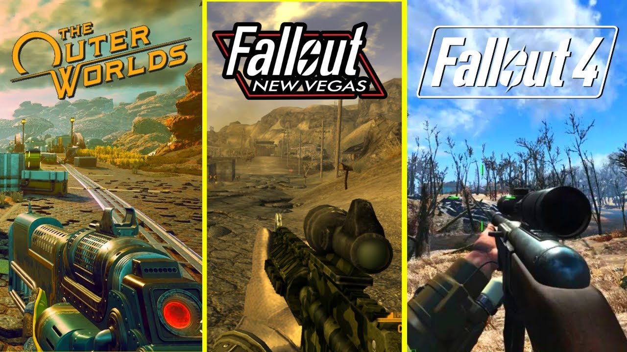 Fallout 3 Vs Fallout New Vegas Vs Fallout 4