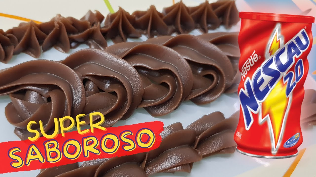 RECHEIO FIRME DE NESCAU SUPER SABOROSO