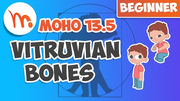 How to use Vitruvian Bones | Moho 13.5 | Moho Animation Tutorial