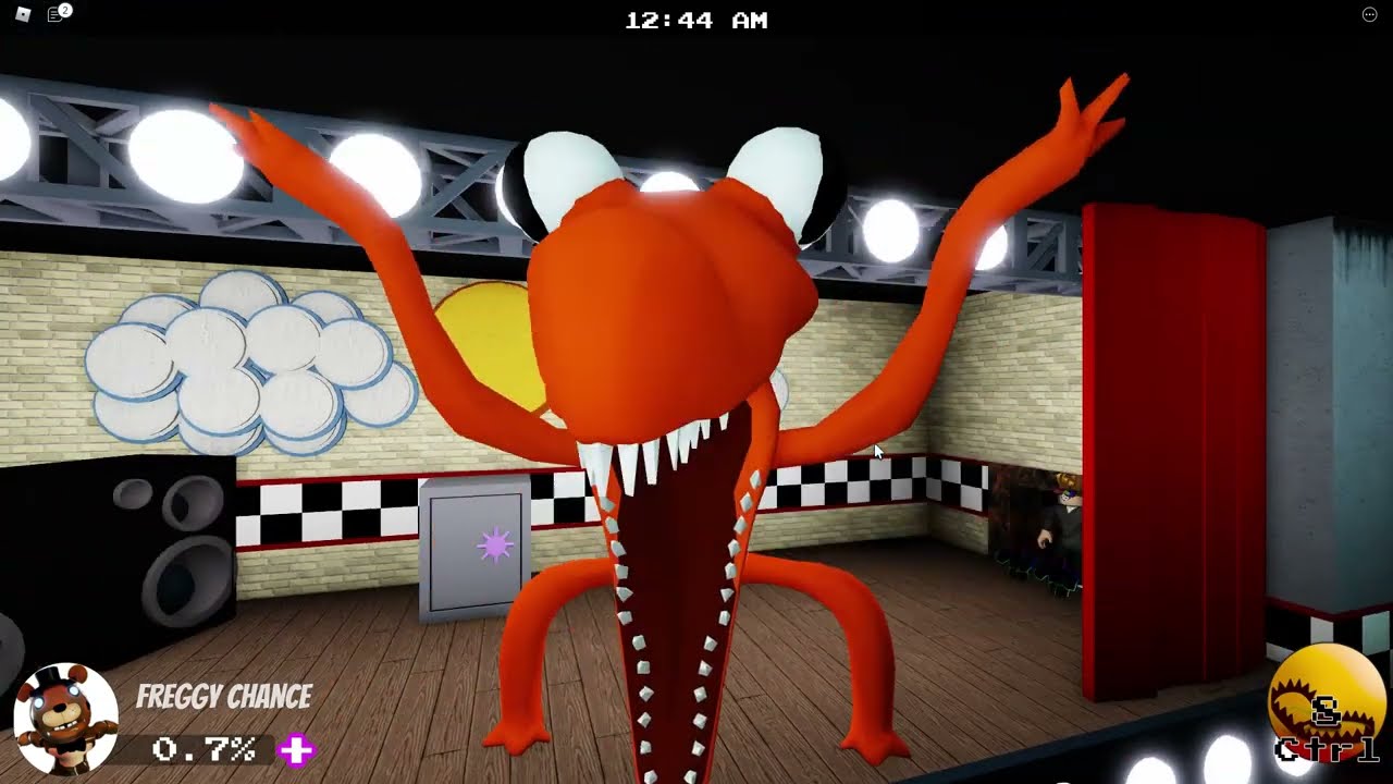 Animatronic Orange Monster Head Rainbow Friends