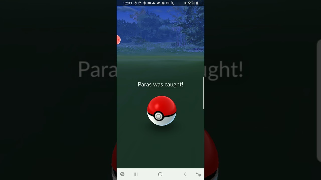 Pokemon go Catching Paras