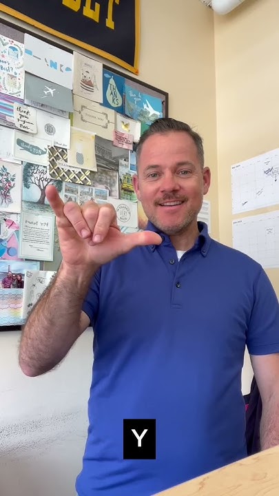 How to Sign the Letter Y in ASL - YouTube
