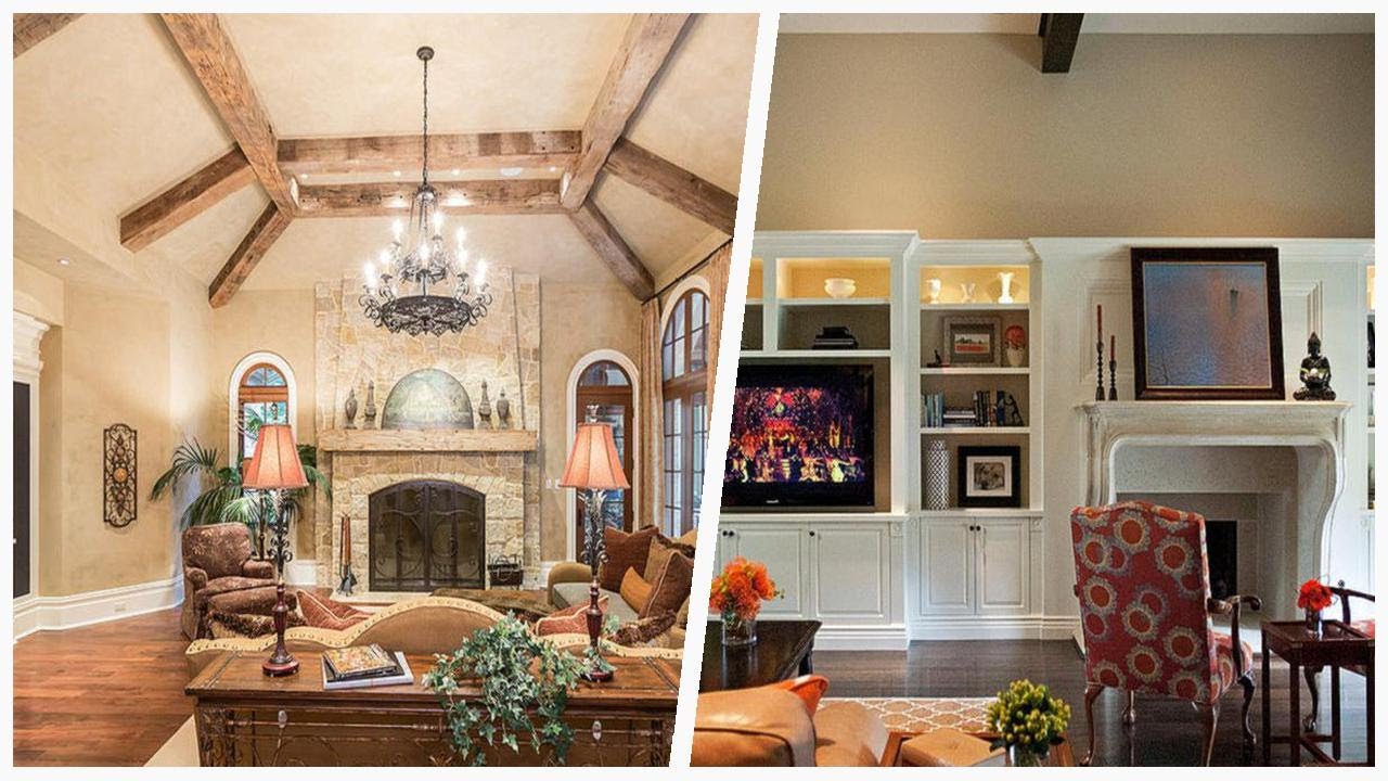 75 Huge Family Room With A Media Wall Design Ideas You'll Love - YouTube