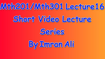 Math201/Math301 short lecture 16 | Extreme Valued Theorem | |Mth201/301 Lecture 16 |