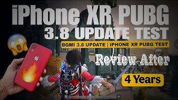 iPhone XR PUBG 3.8 Update Test 🔥 | BGMI 3.8 Performance Review (2025)