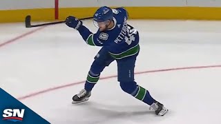 Elias Pettersson Nets His First Goal Of Playoffs With Power Play Marker