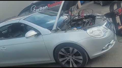 Volkswagen Eos 2.0TSI in today for a stage one custom remap.