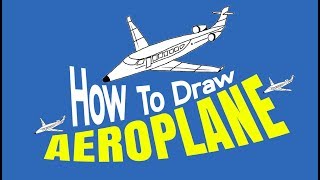 Drawing Tutorial | HOW TO DRAW AEROPLANE | 'വിമാനം' വരക്കാം | HOTNSOUR KIDS | Drawings for Beginners by Hot N Sour KIDS 5,388 views 5 years ago 14 minutes, 33 seconds
