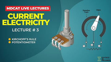 MDCAT Physics Live Lecture - Unit#10 Current Electricity Lecture#3