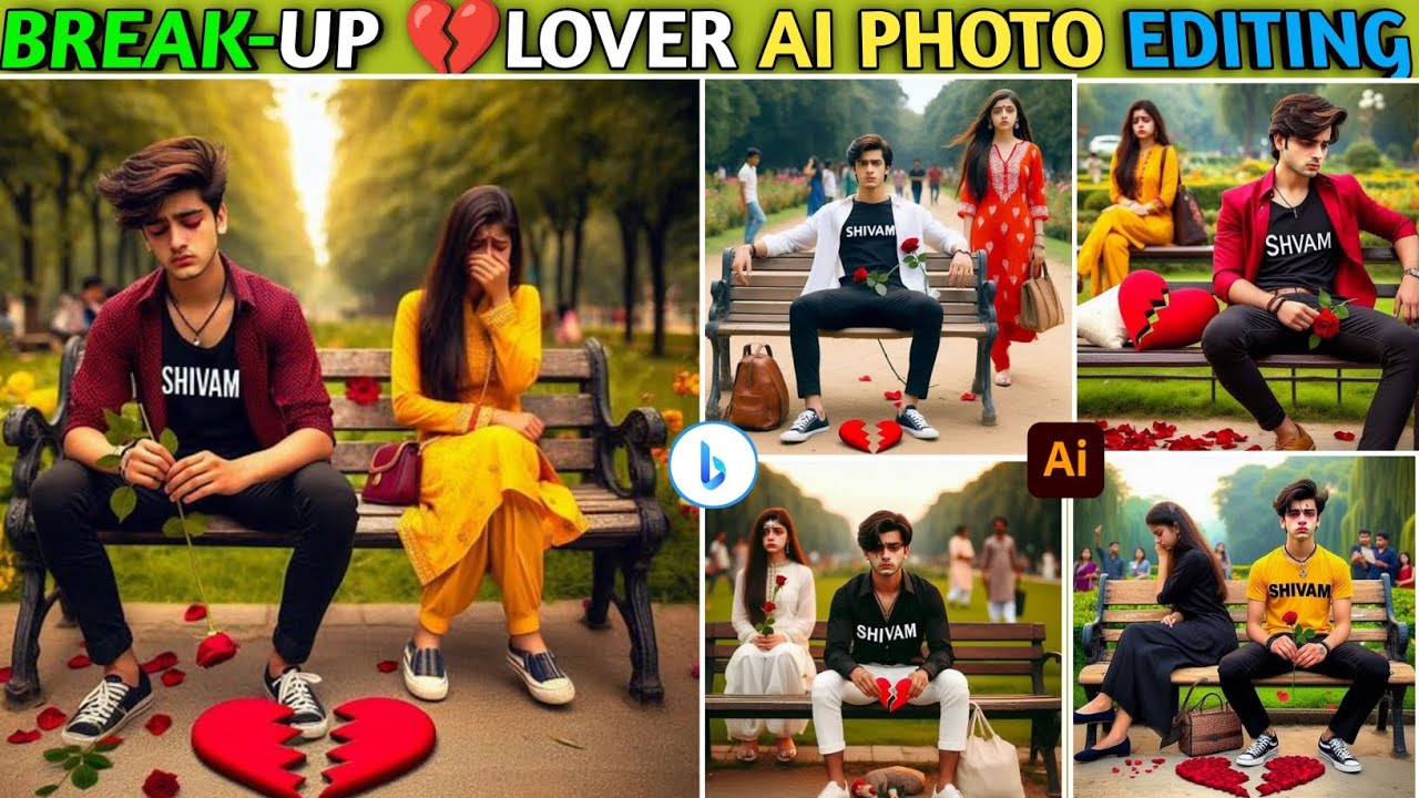 Couples Break-up 💔Ai Photo Editing|New Trend Couple Ai Photo Editing |3d Breakup Ai Photo Editing ||