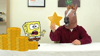 Spongebob Extreme Challenge - Squid Game vs Horseman - Doodles Life