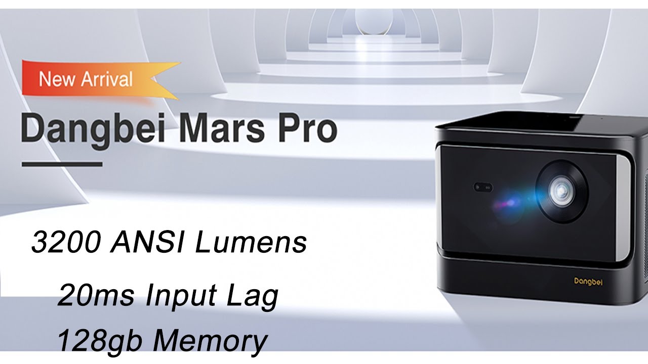 Dangbei Mars Pro 4K Projector Home Theater With 3200 ANSI Lumens