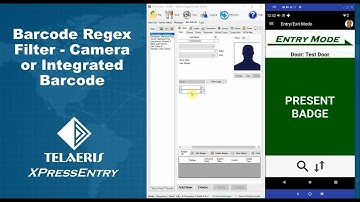 XPressEntry - Barcode Regex Filter: Camera or Integrated Barcode