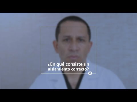 ¿En qué consiste un aislamiento correcto?