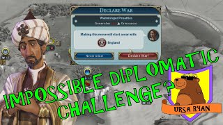 Is Diplomatic Victory Possible With CONSTANT WAR WITH ALL CIVS (Challenge) – Impossible! #1