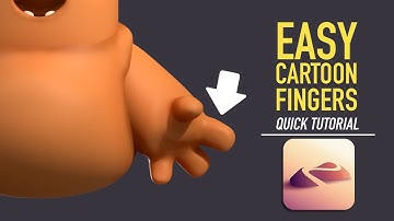 EASY Cartoon Fingers in Nomad Sculpt | Quick Tutorial