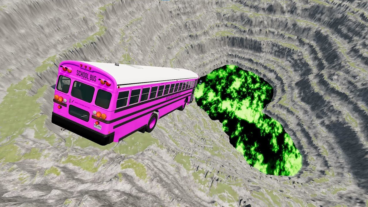 BeamNG.Drive - Leap Of Death Car Jumps and Falls Crashes #32