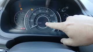 How to Reset Oil Life in a Honda CR-V (2012–2016) 🔧 Step-by-Step Guide