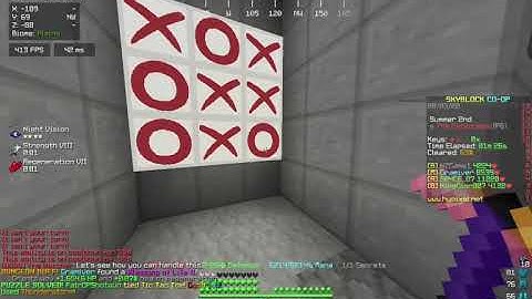 How To Do tic tac toe quickly on Hypixel Skyblock