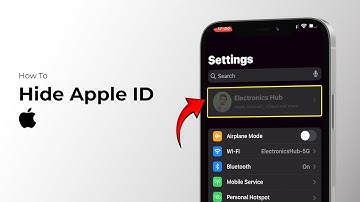 Hoe verberg ik mijn Apple ID op de iPhone?