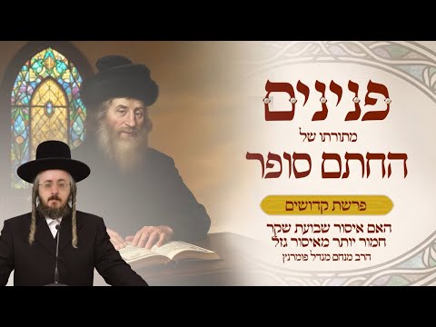 הרב מנחם מנדל פומרנץ | פניני החתם סופר - פרשת קדושים • האם איסור שבועת שקר חמור יותר מאיסור גזל •