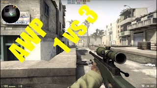 AWP Clutch 1 vs 3 Dust II