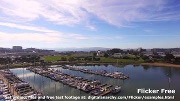 Example of Deflickering Aerial Drone "Prop" Flicker