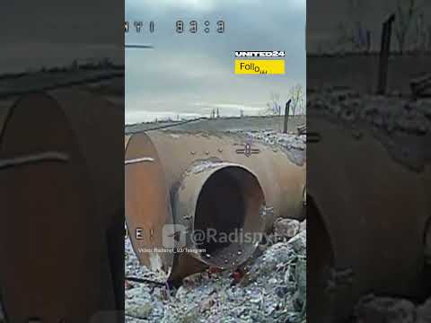 Russian Soldiers Are Hiding In Pipes Once Again Warinukraine 