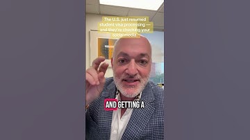 Student Visas Are Back — But Watch What You Post 🎯 The U.S