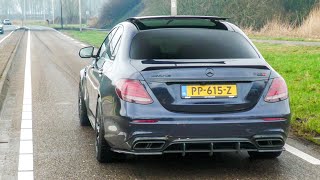 Mercedes E63S AMG with Decat Exhaust - Crazy Revs and Accelerations!