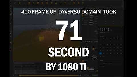 Realflow Dyverso Domain RTX 3090 vs 1080 Ti Realflow