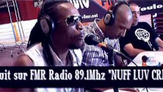 Freestyle RAGGASONIC sur FMR Radio 89.1Mhz émission "NUFF LUV CREW"