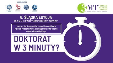 Bartosz Jaroszewski (ŚUM) – laureat nagrody publiczności śląskiej edycji 3MT® 2023