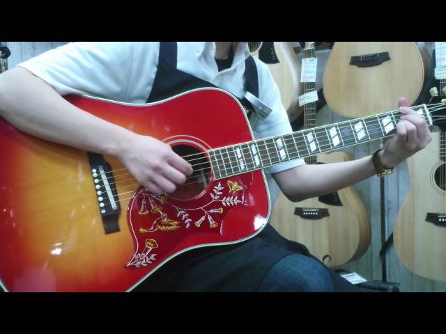 中古】GIBSON / 1960S Hummingbird/VCS 【イシバシ楽器新宿店】 - YouTube