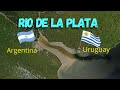 Rio de la plata  el inmenso rio que divide a uruguay y argentina