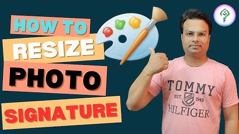 How To Resize Your Signature In MS Paint | How to edit in 2025