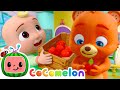 Jjs hungry song  cocomelon animal time nursery rhymes  songs for kids