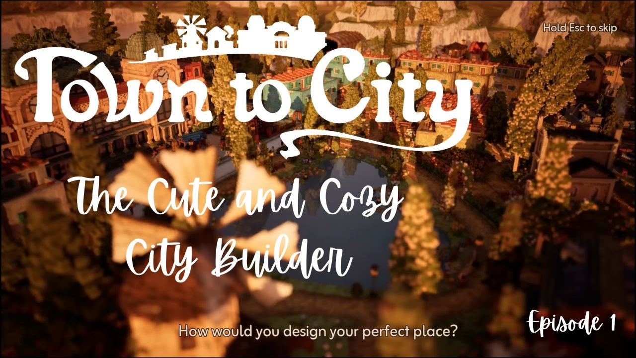 Details are insane in this Cute City Builder 🔴 Town to City || Episode 1